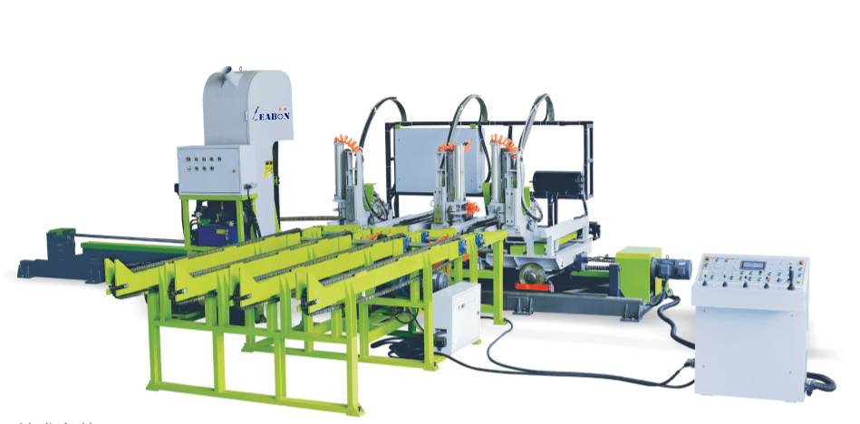 CNC Log carrier saw machine